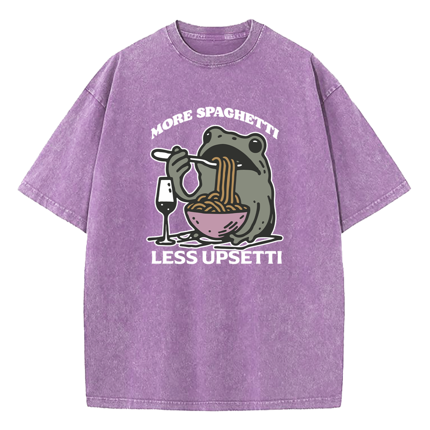 More Spaghetti Less Upsetti Washed T-Shirt