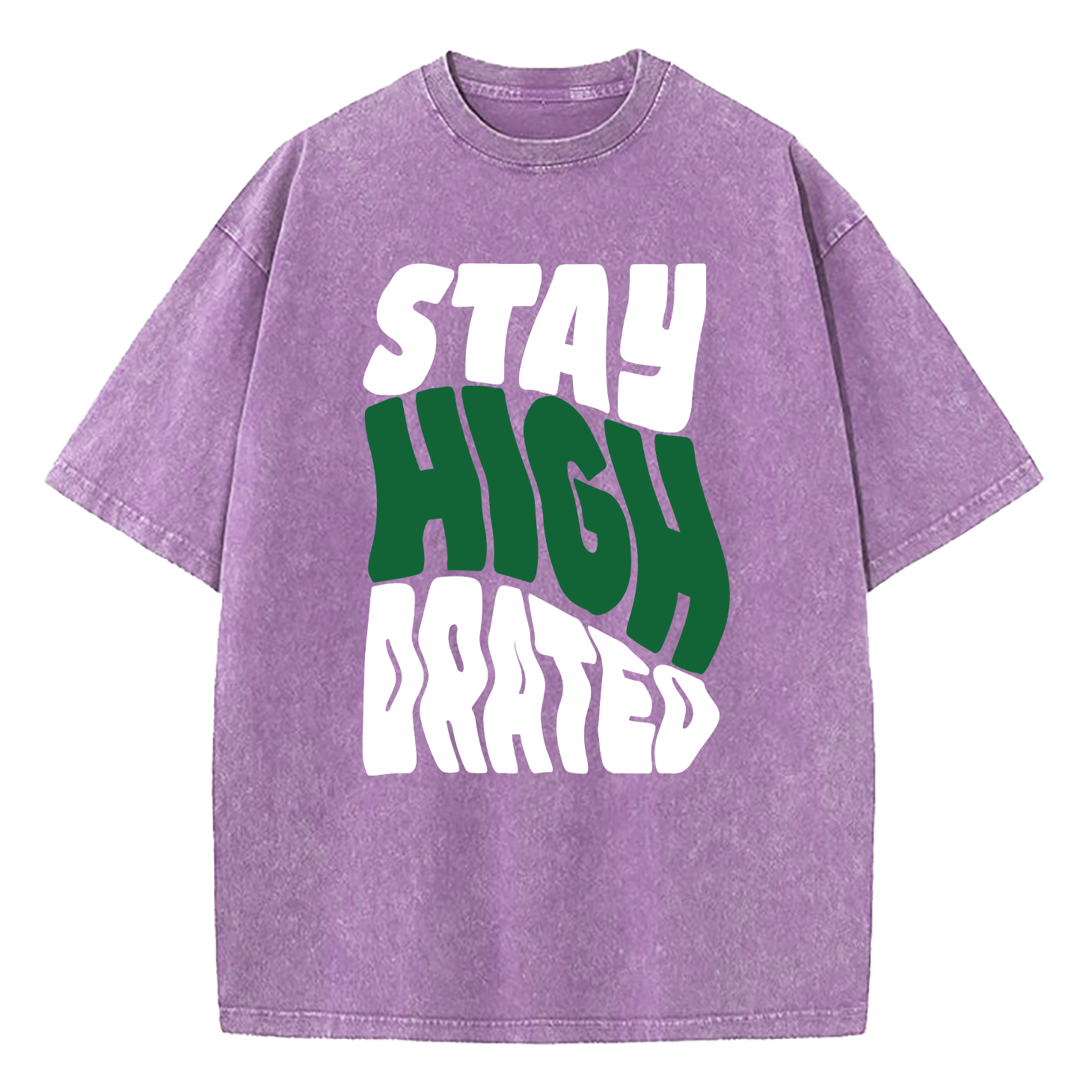 Stay High Drated Washed T-Shirt