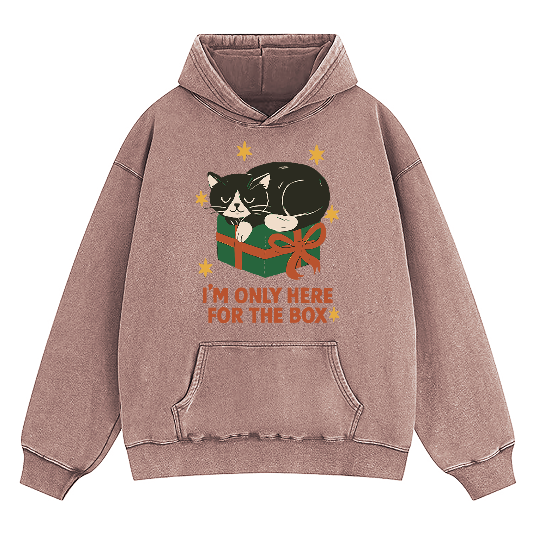 I'm Only Here For The Box Washed Hoodie