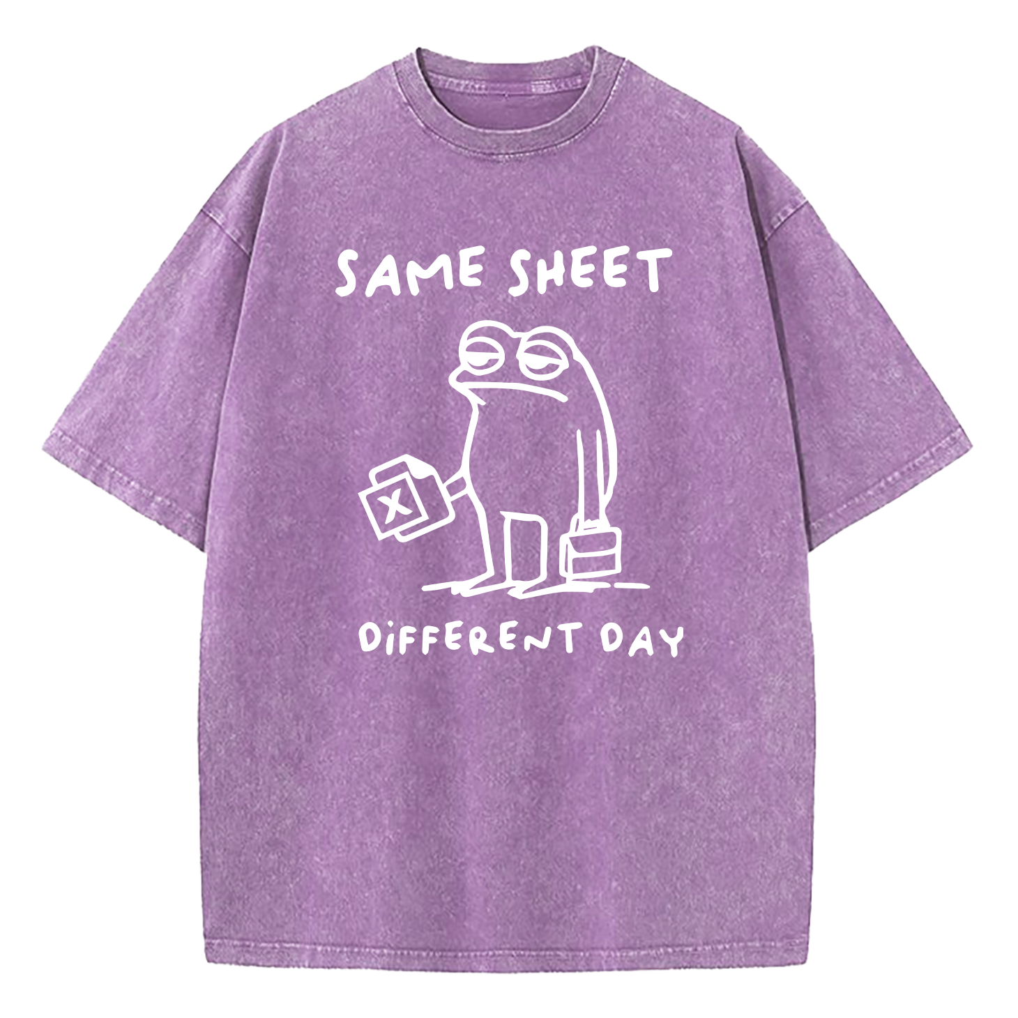 Same Sheet Different Day Washed T-Shirt