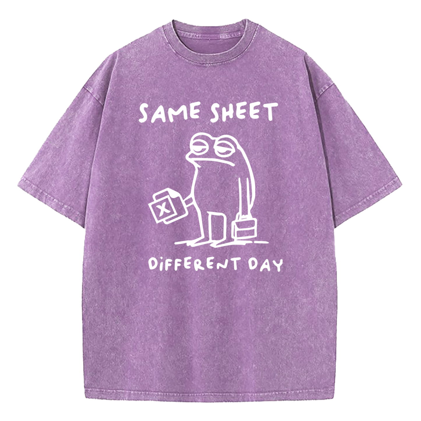 Same Sheet Different Day Washed T-Shirt