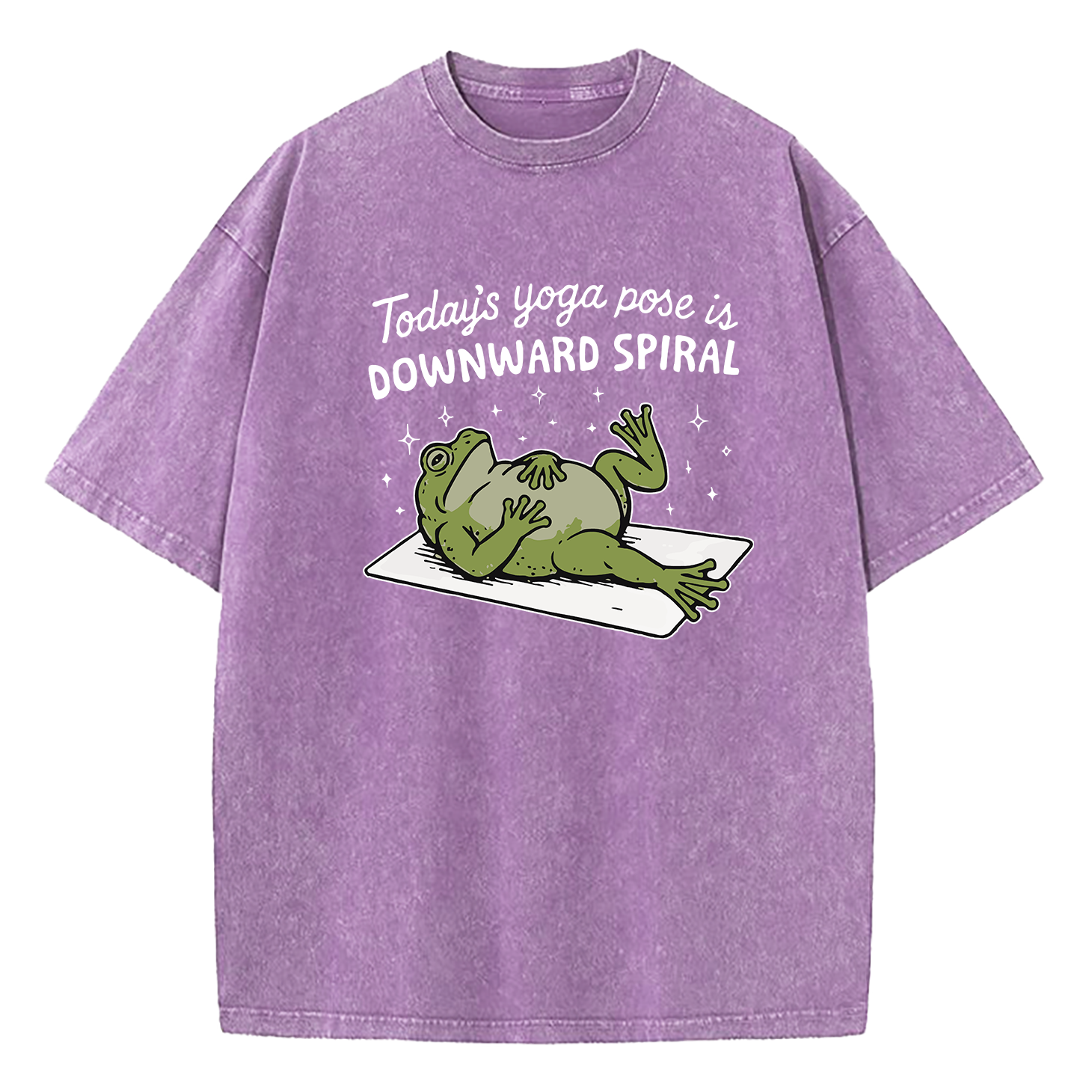 Today’s Yoga Pose Is Downward Spiral Washed T-Shirt