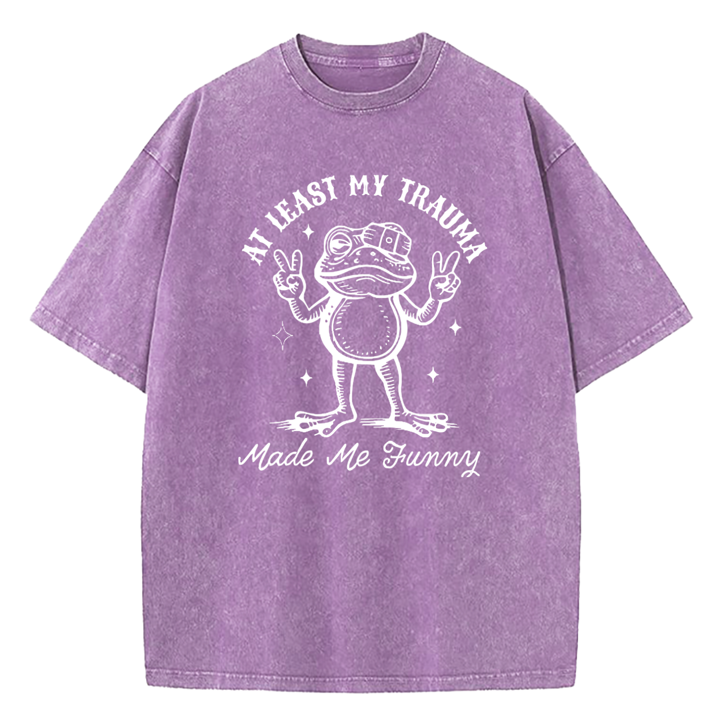 At Least My Trauma Made Me Funny Washed T-Shirt