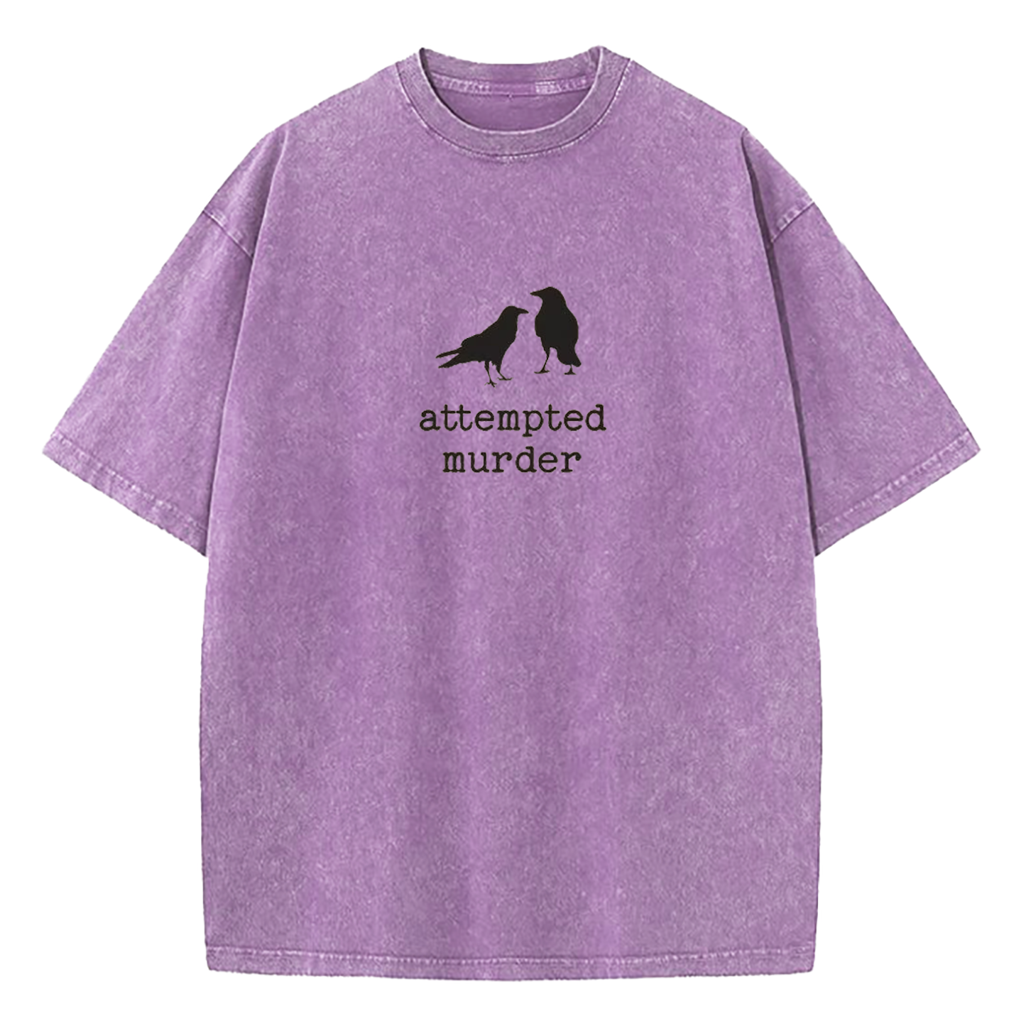 Attempted Murder Crow Washed T-Shirt
