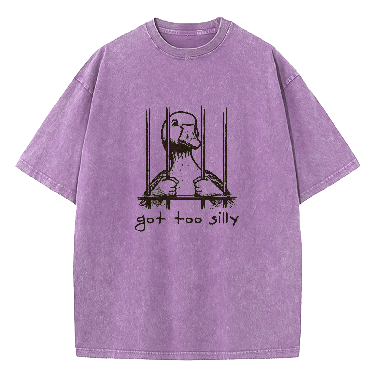 Silly Goose Got Too Silly Washed T-Shirt
