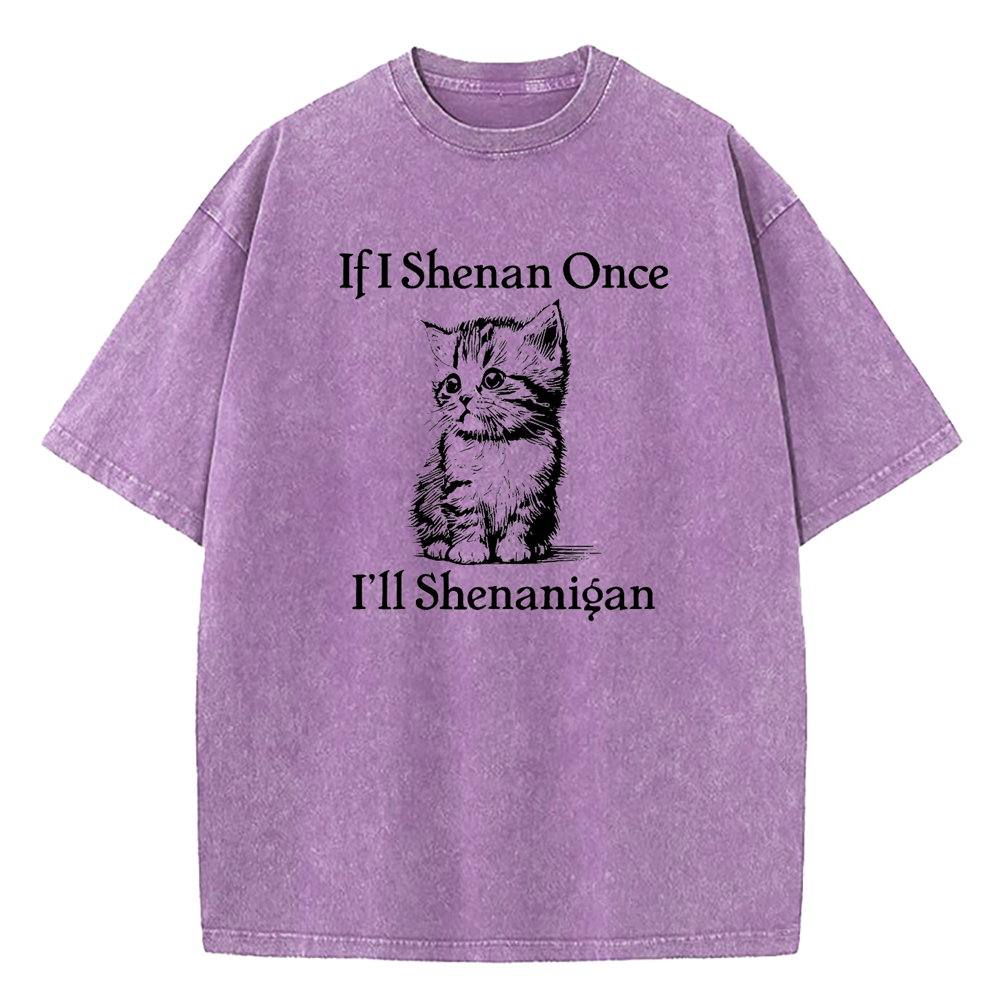  If I Shenan Once I'll Shenanigan Washed T-Shirt