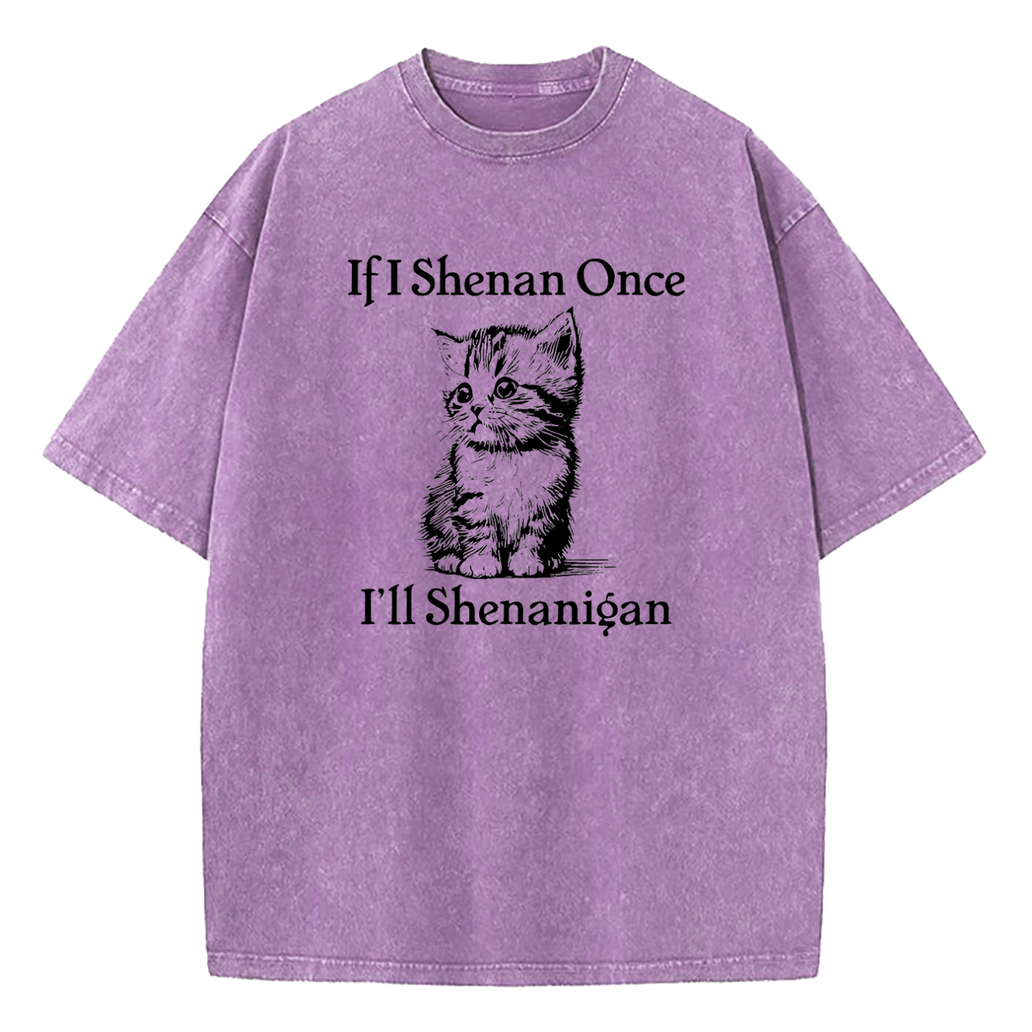  If I Shenan Once I'll Shenanigan Washed T-Shirt