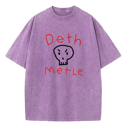Death Metal Washed T-Shirt