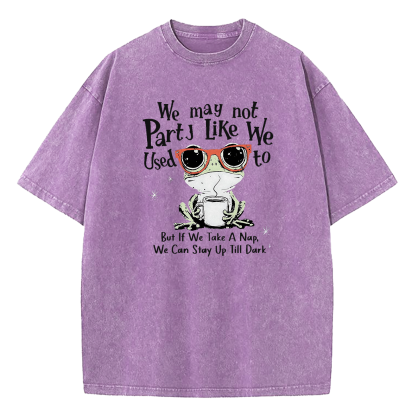 Funny Quote Nap Lover Washed T-Shirt