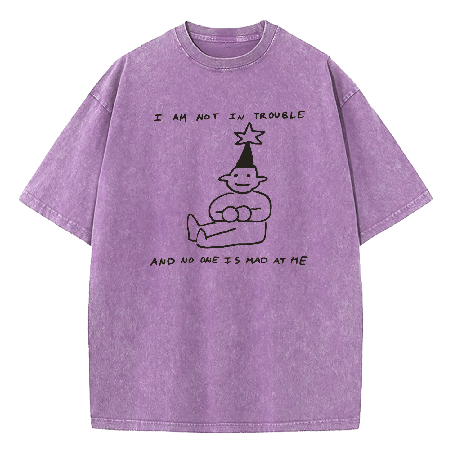 I Am Not In Trouble Washed T-Shirt