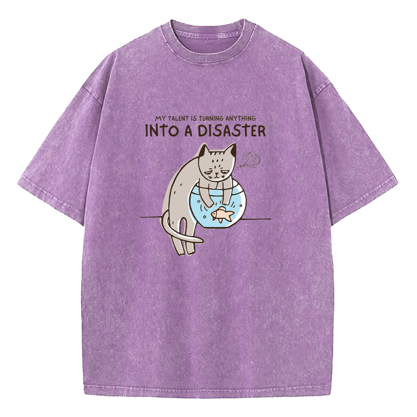 Turning Anything Into Disaster Washed T-Shirt