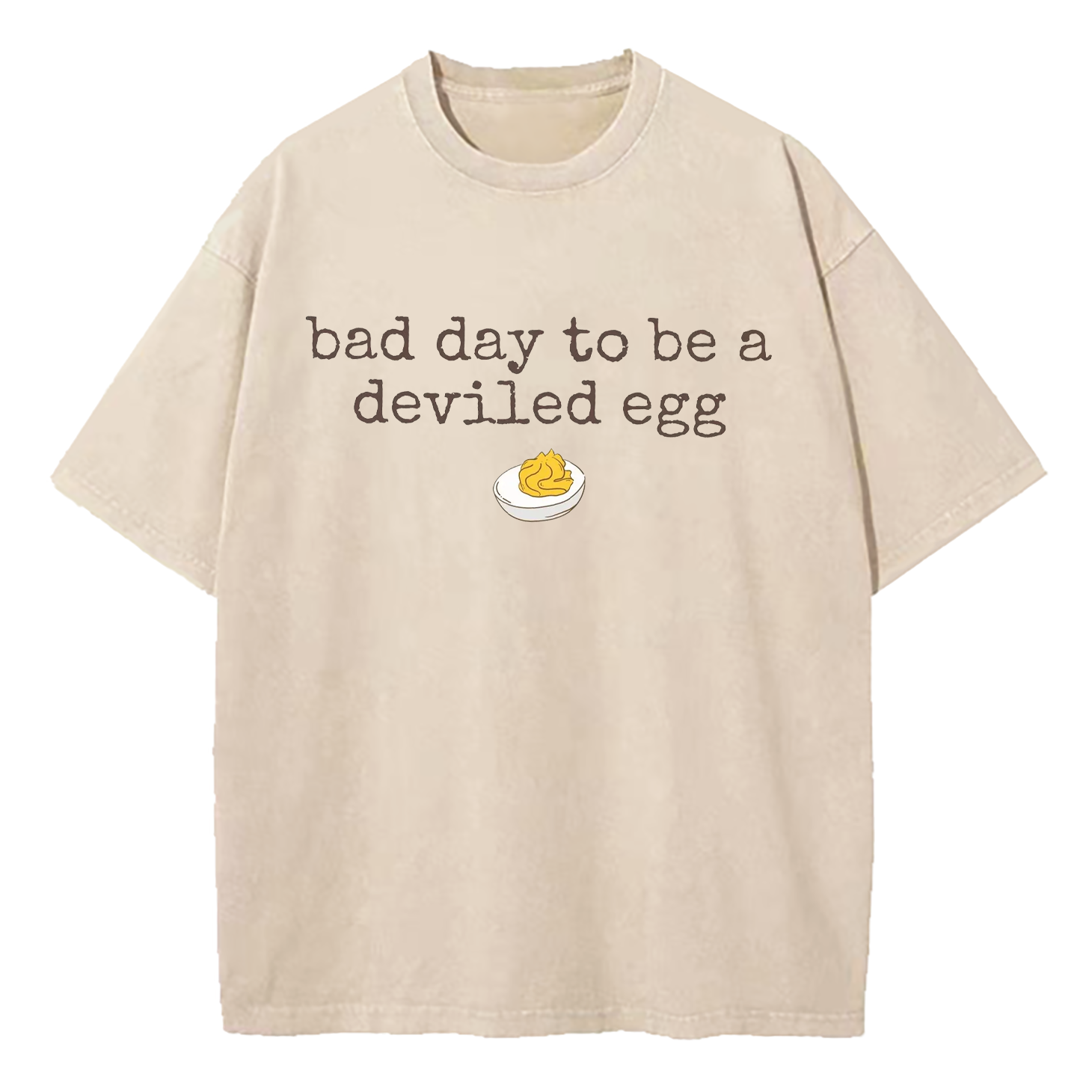 Bad Day To Be A Deviled Egg Washed T-Shirt