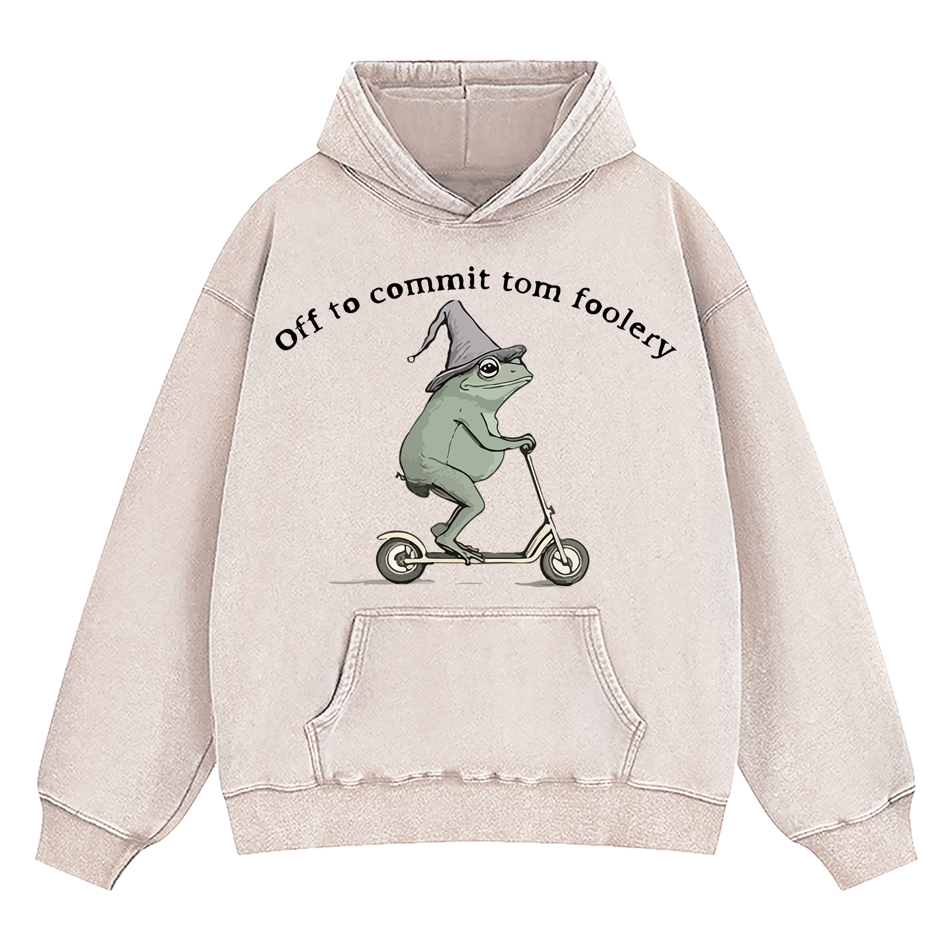 Off To Commit Tom Foolery Washed Hoodie