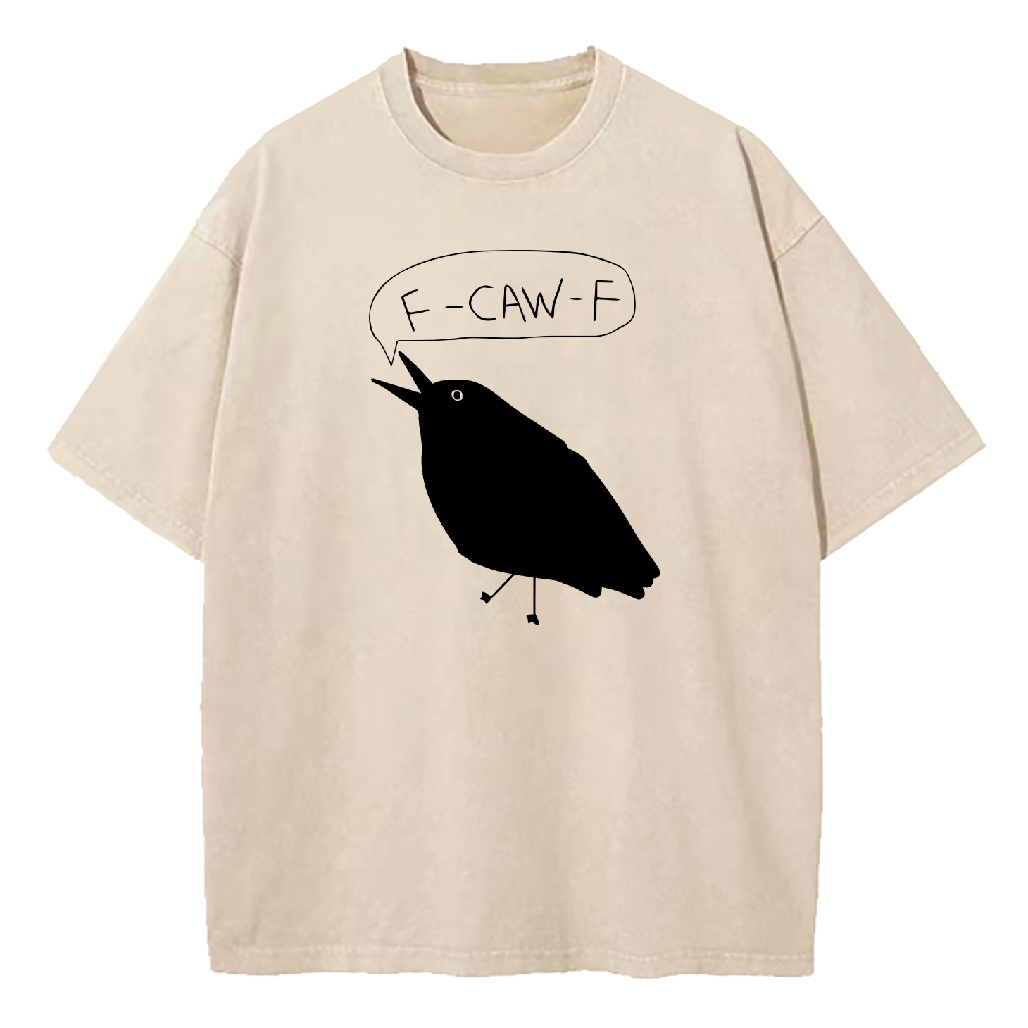 F-Caw-F Crow Washed T-Shirt