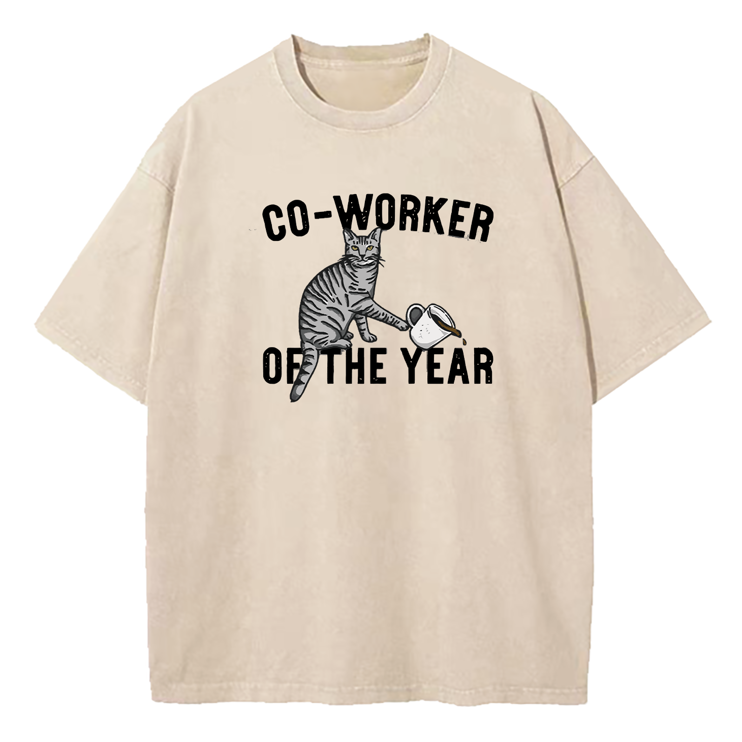 Co-Worker Of The Year Washed T-Shirt