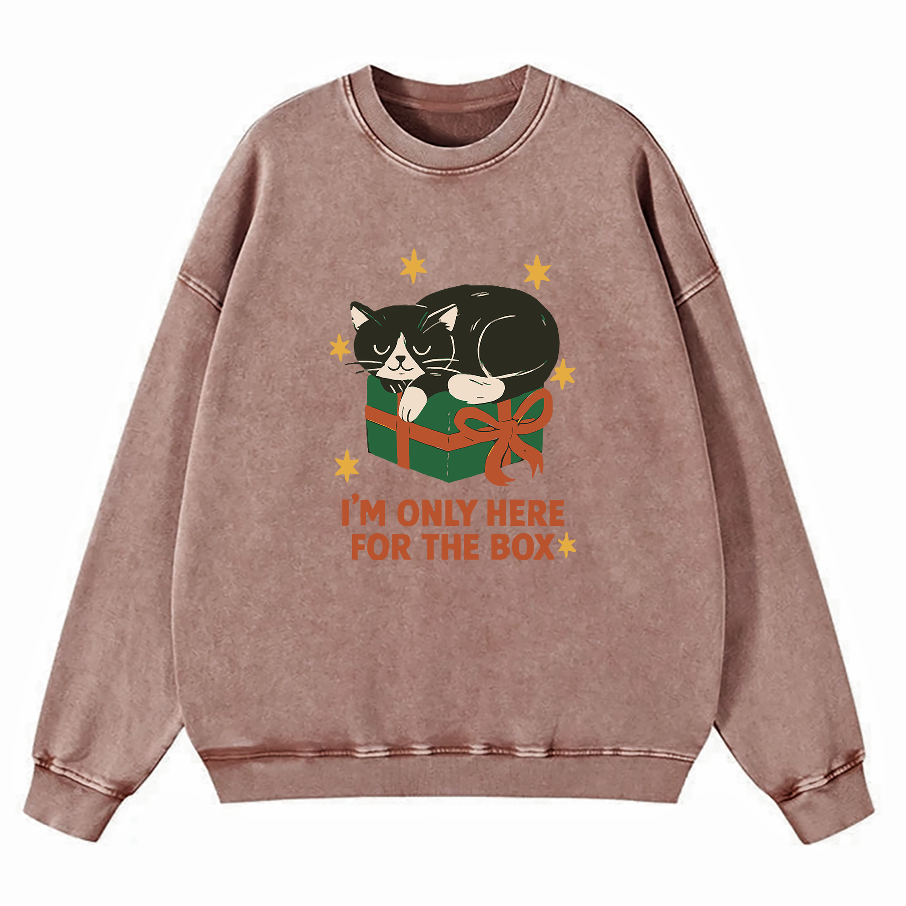 I'm Only Here For The Box Washed Sweatshirt