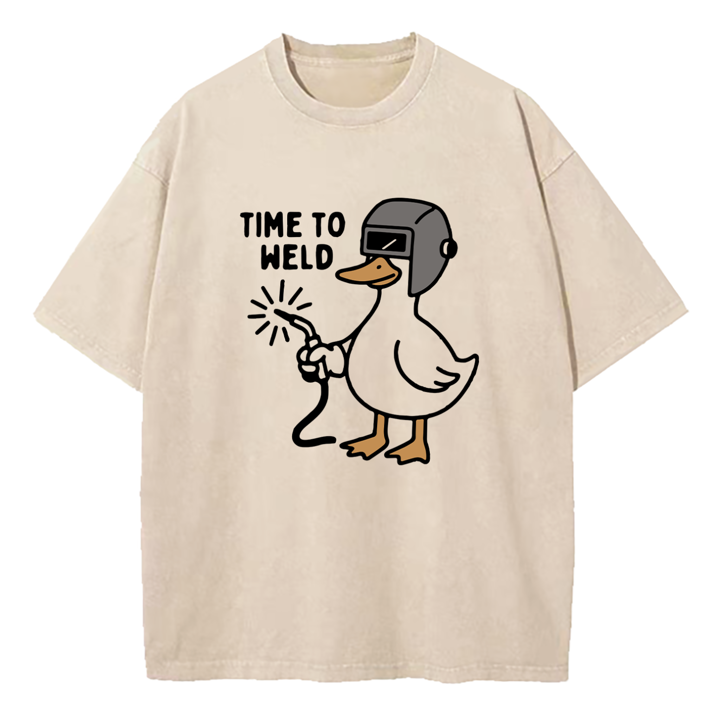 Time To Weld Washed T-Shirt