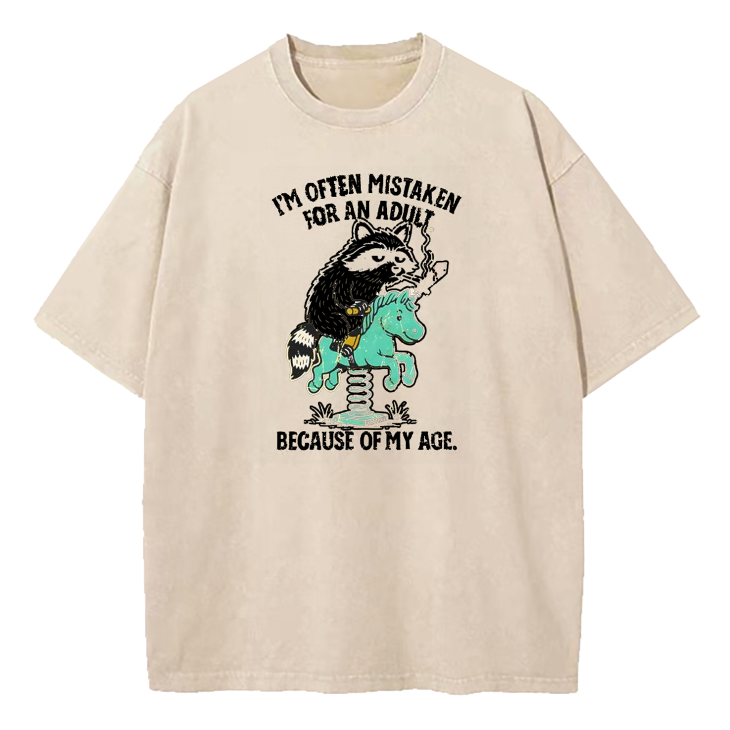I'm Often Mistaken For An Adult Because Of My Age Washed T-Shirt