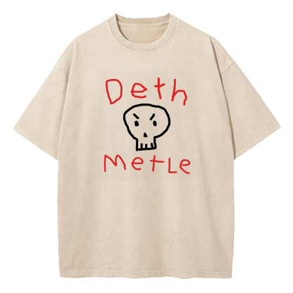 Death Metal Washed T-Shirt