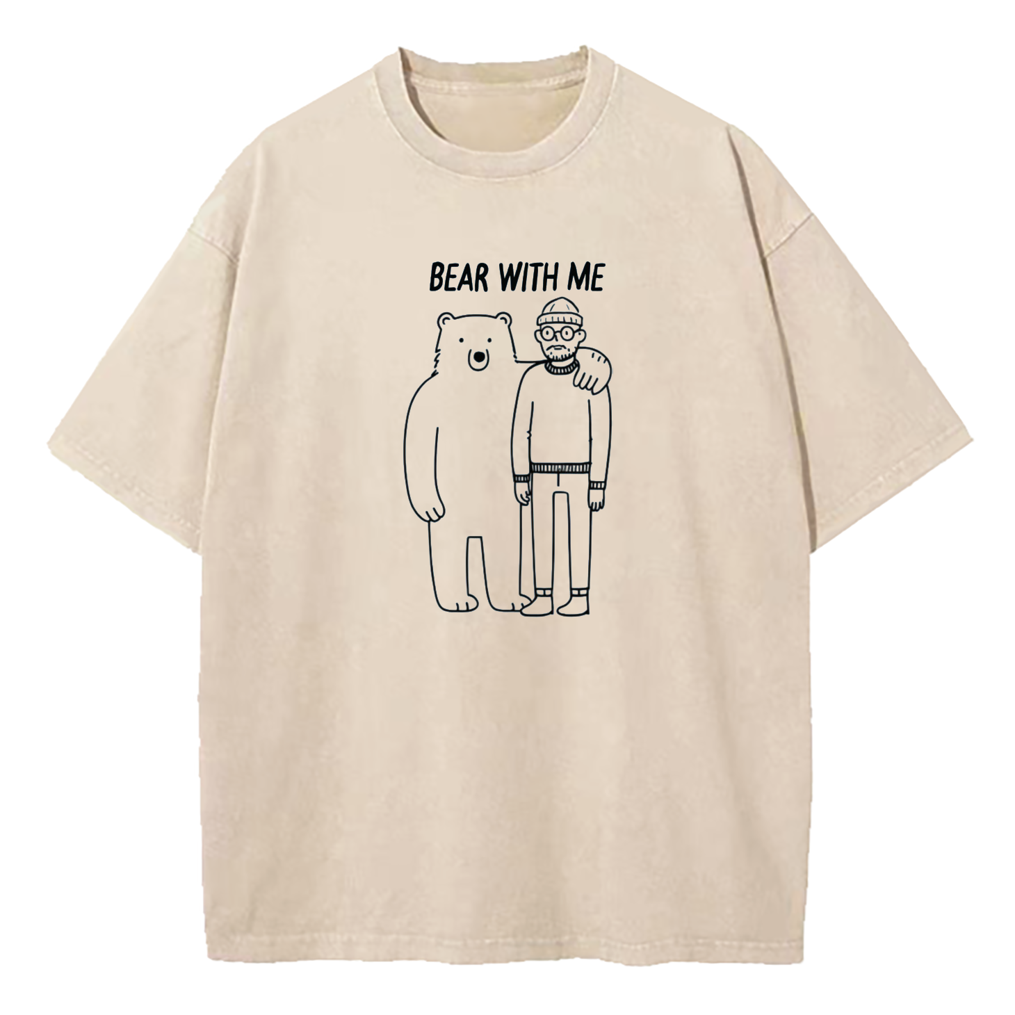 Bear With Me Washed T-Shirt