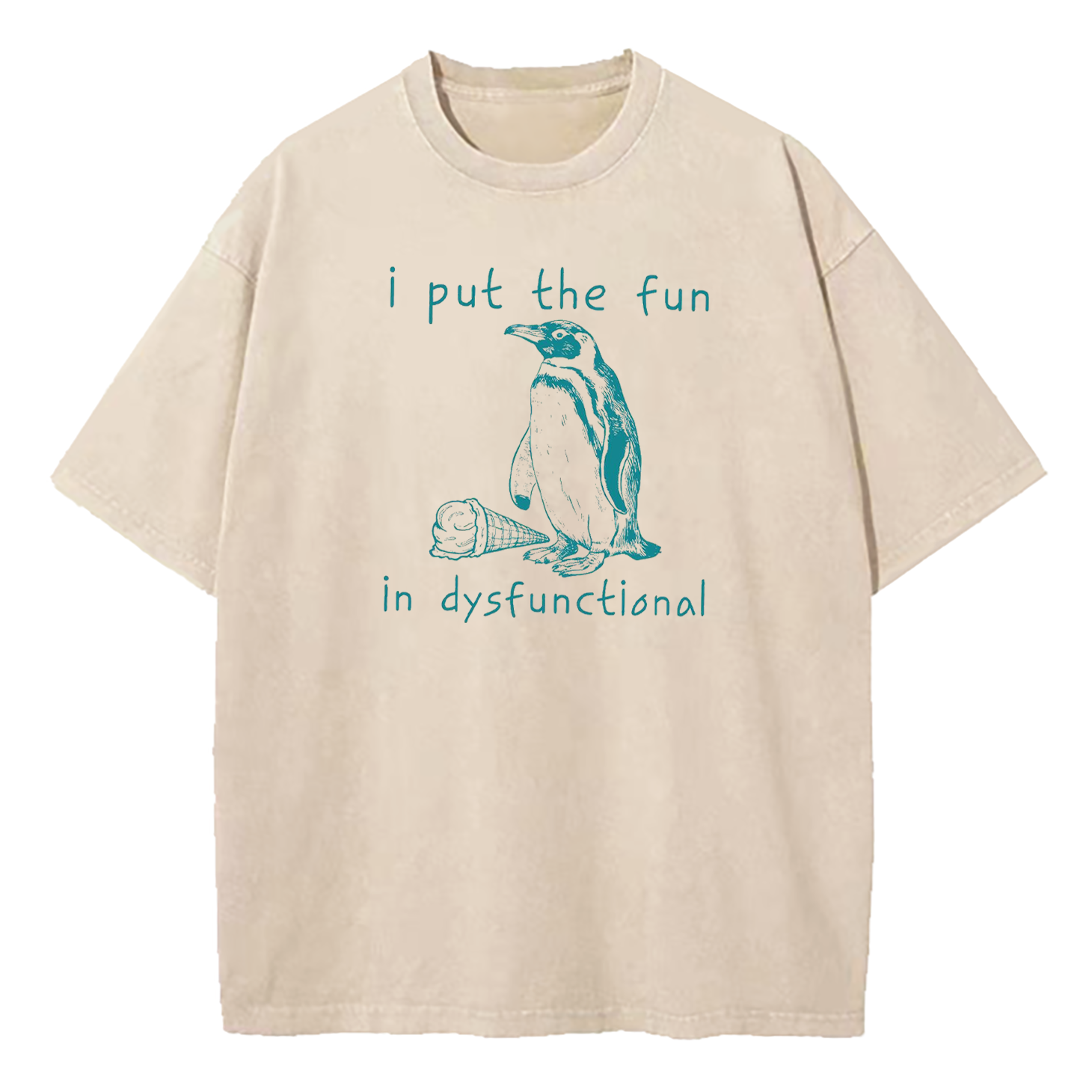 I Put The Fun In Dysfunctional Washed T-Shirt