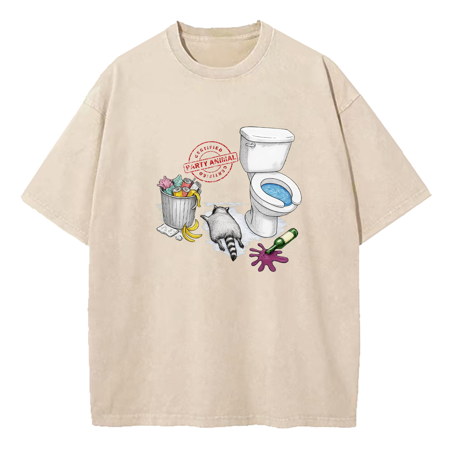 Certified Party Animal Washed T-Shirt