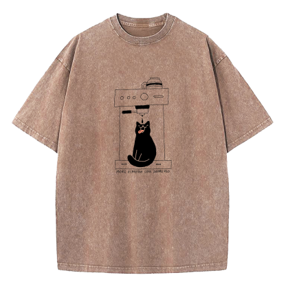 More Espresso Less Depresso Washed T-Shirt