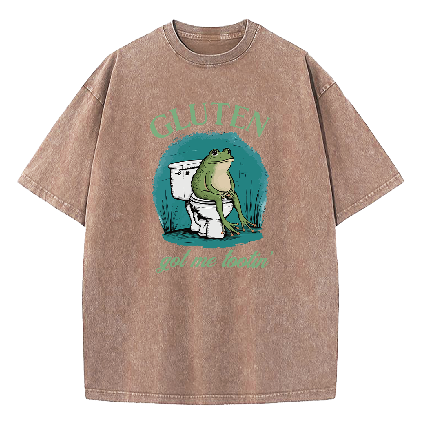 Gluten Got Me Tootin' Washed T-Shirt