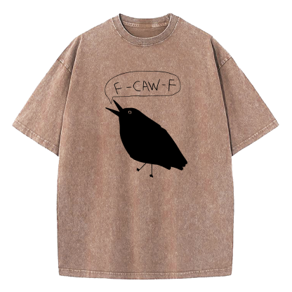 F-Caw-F Crow Washed T-Shirt