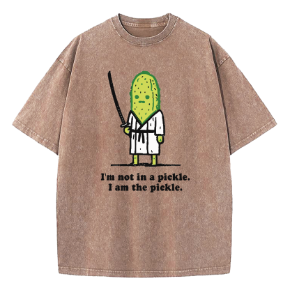 I’m Not In A Pickle I Am The Pickle Washed T-Shirt
