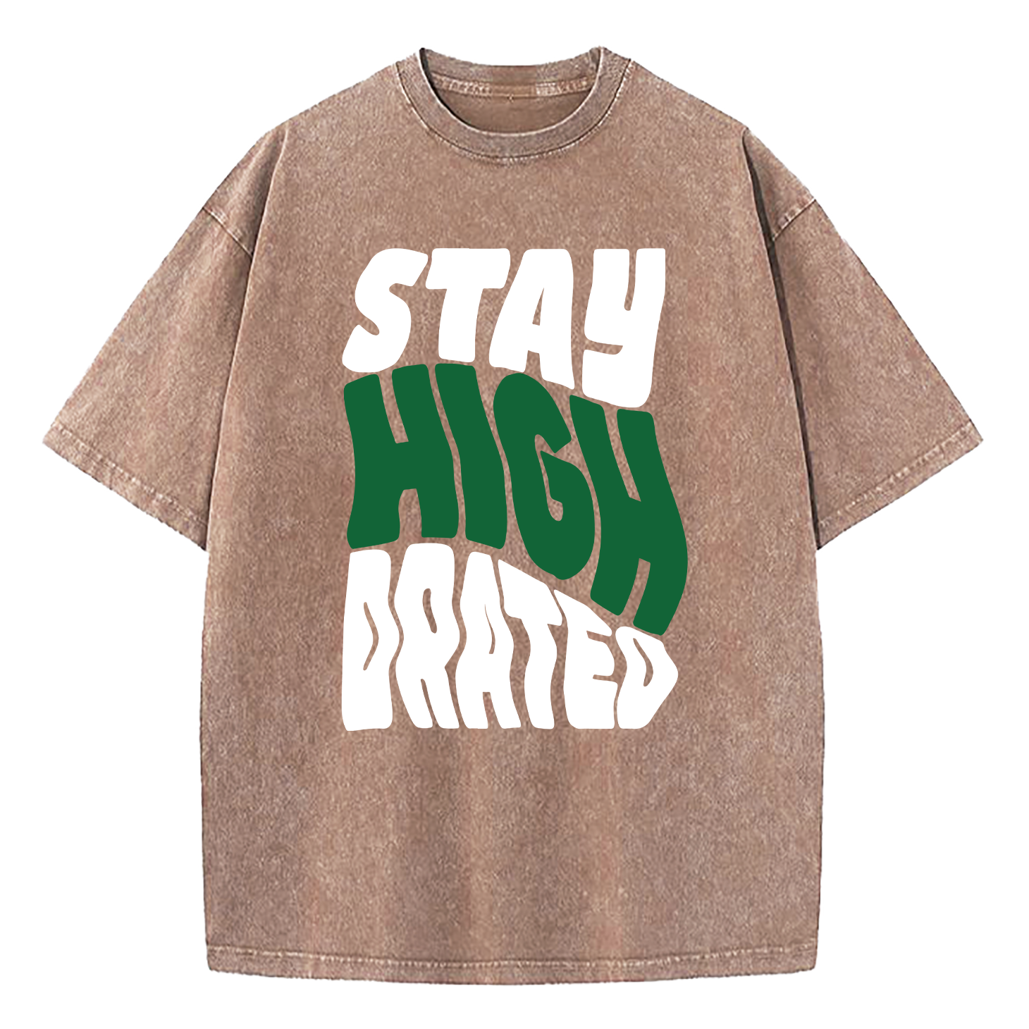 Stay High Drated Washed T-Shirt