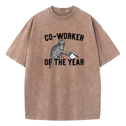 Co-Worker Of The Year Washed T-Shirt