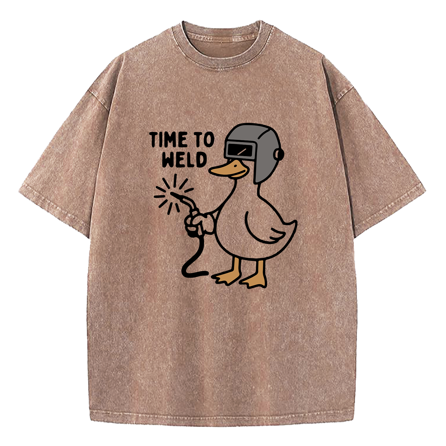 Time To Weld Washed T-Shirt