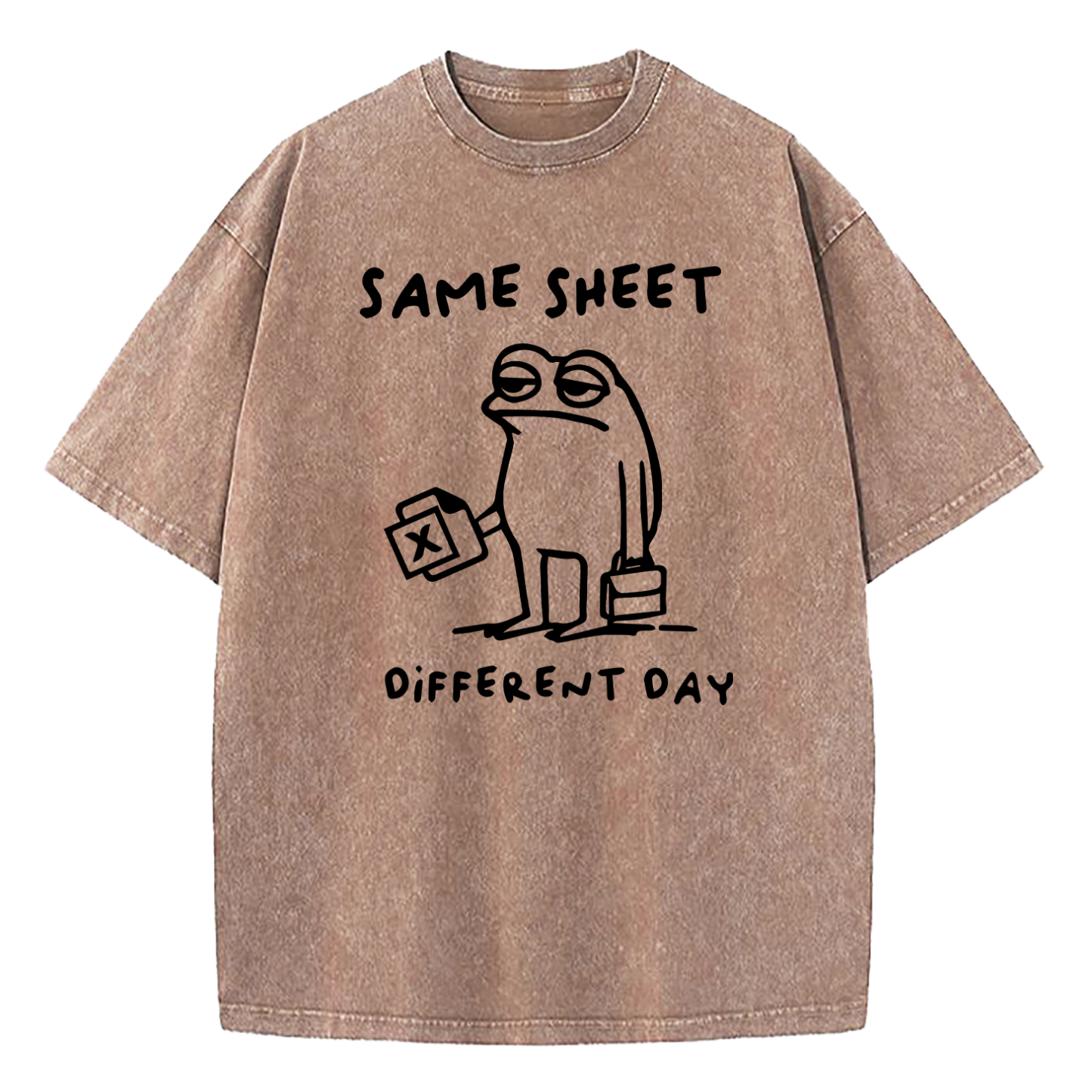 Same Sheet Different Day Washed T-Shirt
