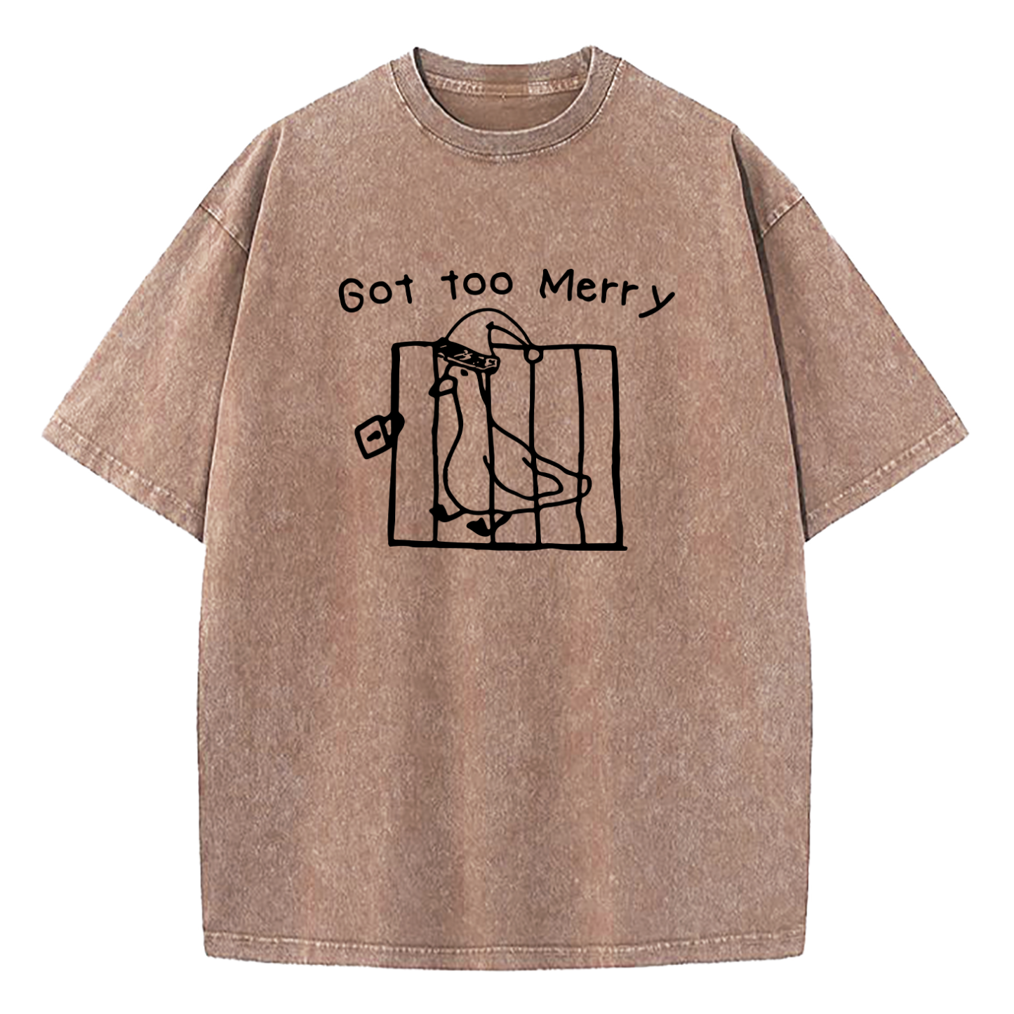Got Too Merry Washed T-Shirt