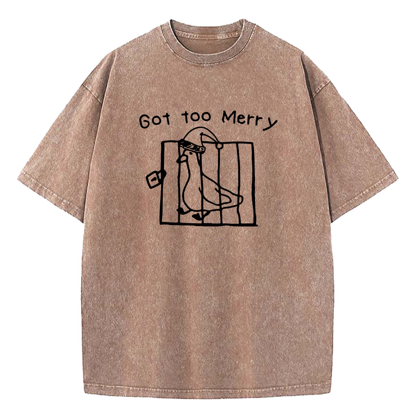Got Too Merry Washed T-Shirt