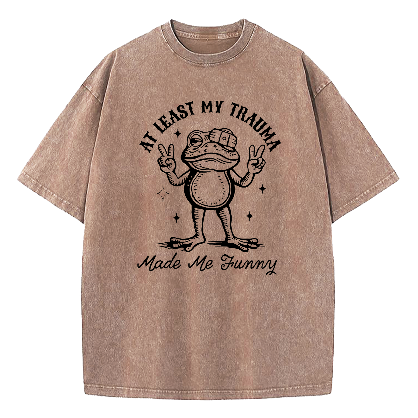 At Least My Trauma Made Me Funny Washed T-Shirt