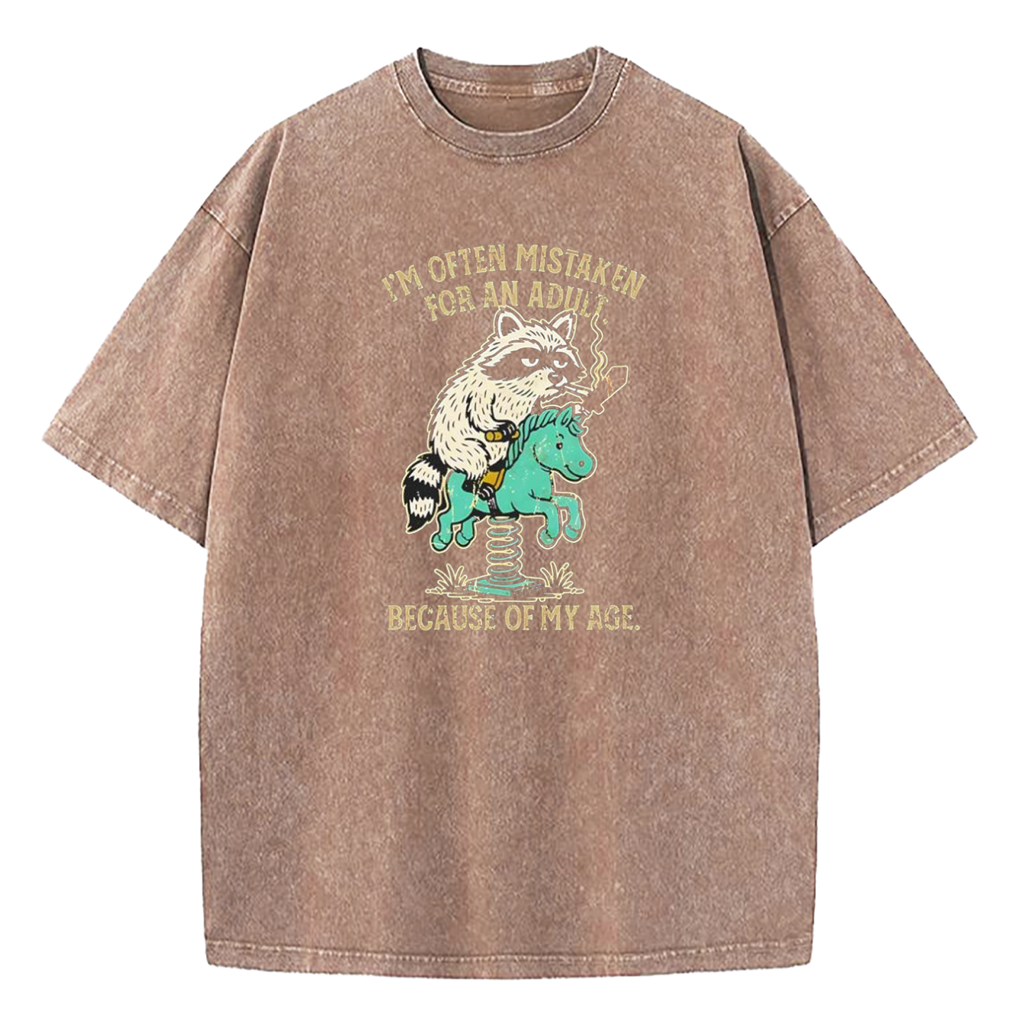 I'm Often Mistaken For An Adult Because Of My Age Washed T-Shirt