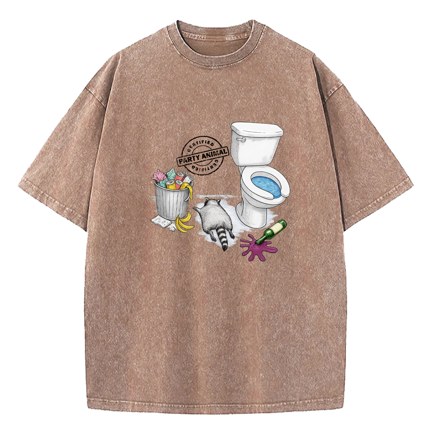 Certified Party Animal Washed T-Shirt