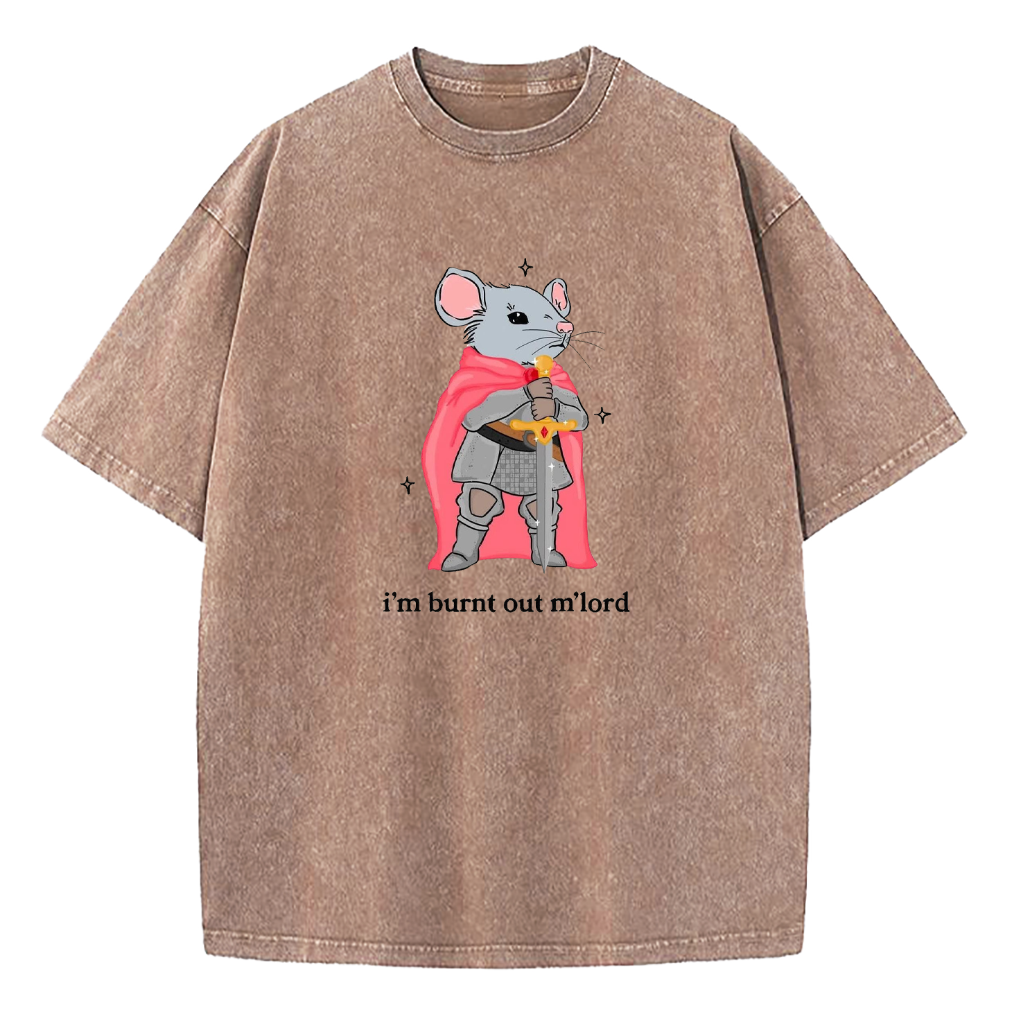 I'm Burnt Out M'lord Washed T-Shirt