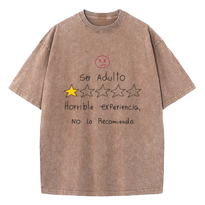 Being Adult Horrible Experience I Do Not Recomment It