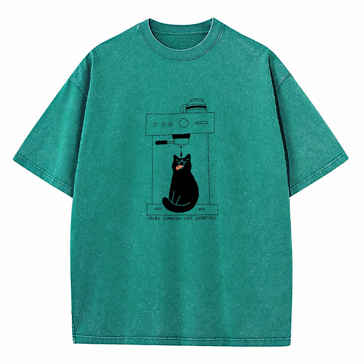 More Espresso Less Depresso Washed T-Shirt