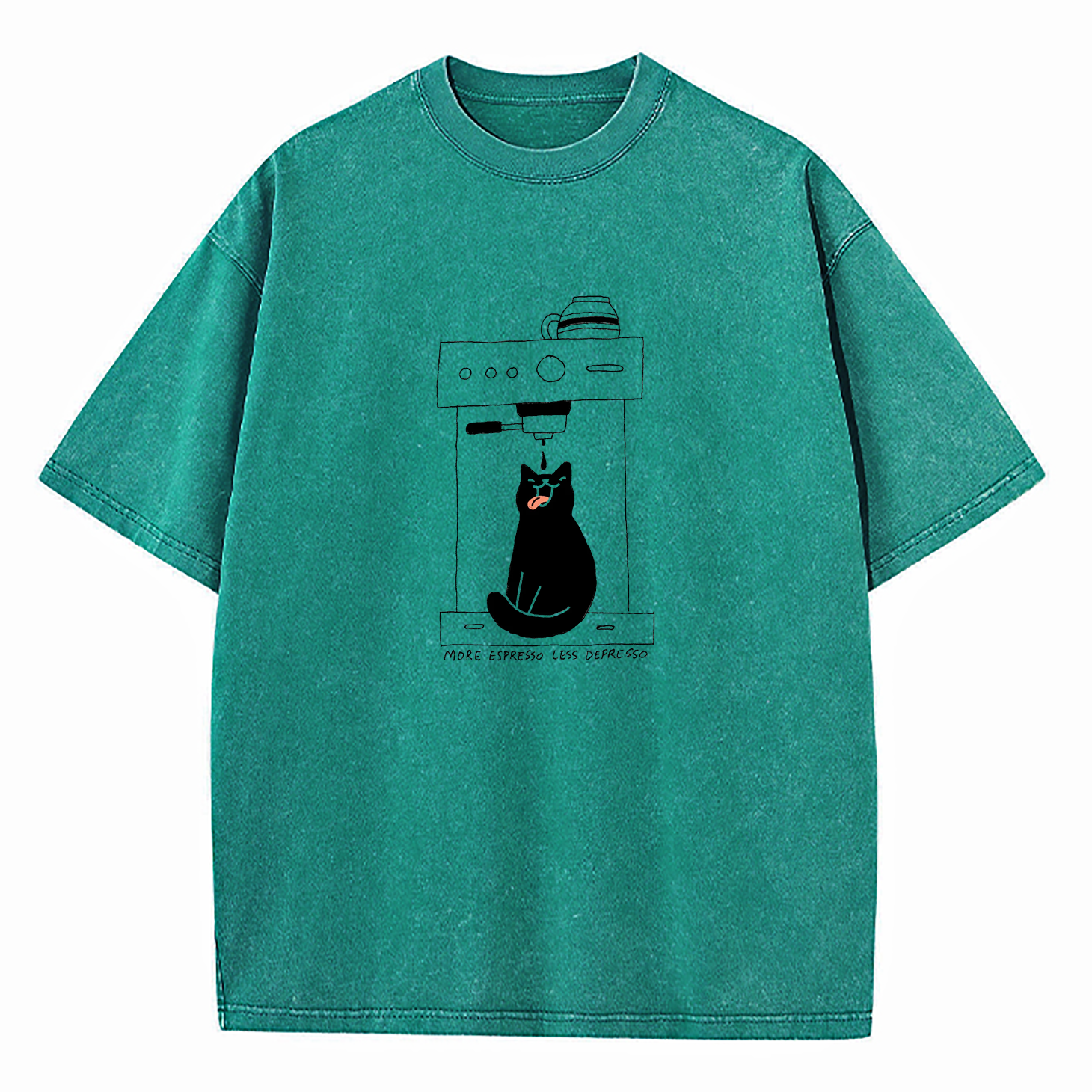 More Espresso Less Depresso Washed T-Shirt
