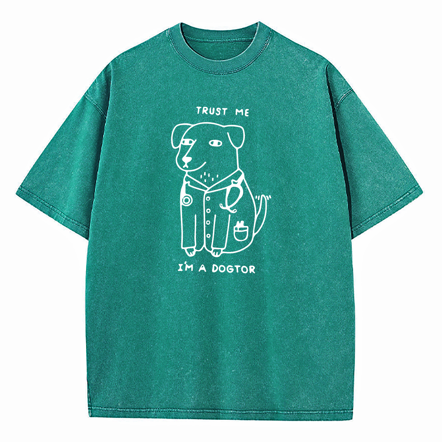 Trust Me I Am Dogtor Washed T-Shirt