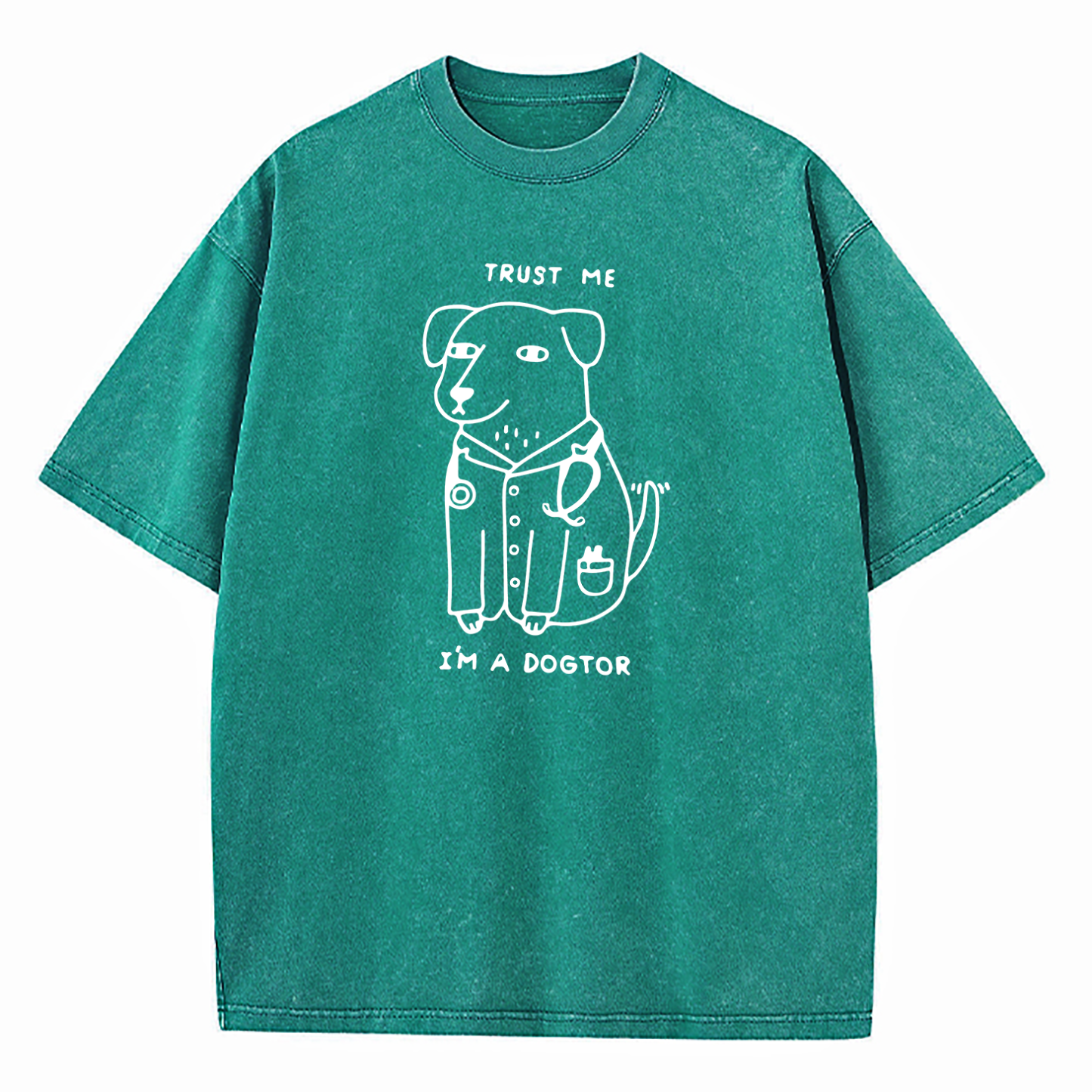 Trust Me I Am Dogtor Washed T-Shirt