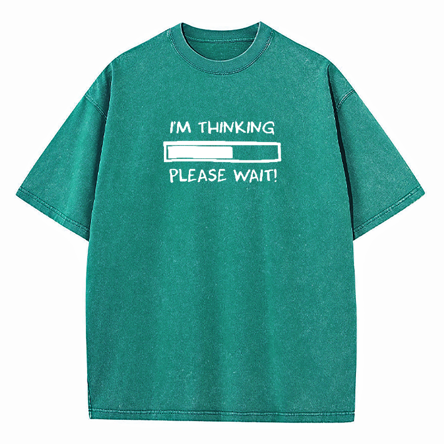 I'm Thinking Please Wait Washed T-Shirt