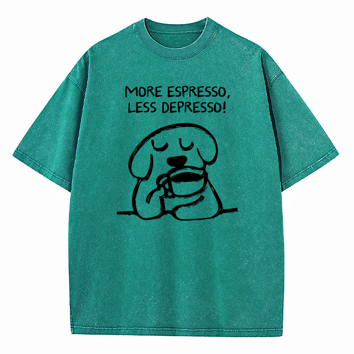 More Espresso Less Depresso Washed T-Shirt