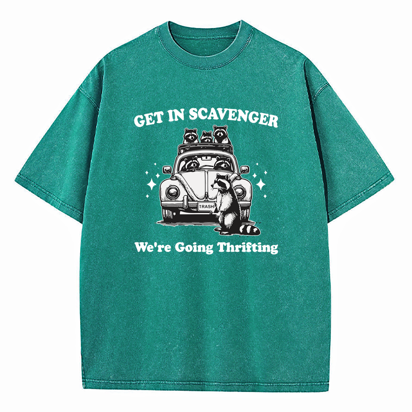 Get In Scavenger We're Going Thrifting Washed T-Shirt