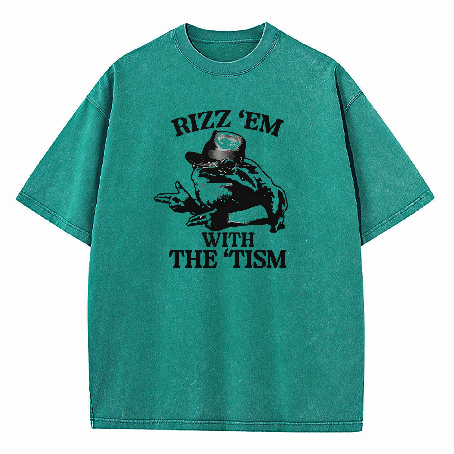 Rizz 'Em With the 'Tism Washed T-Shirt