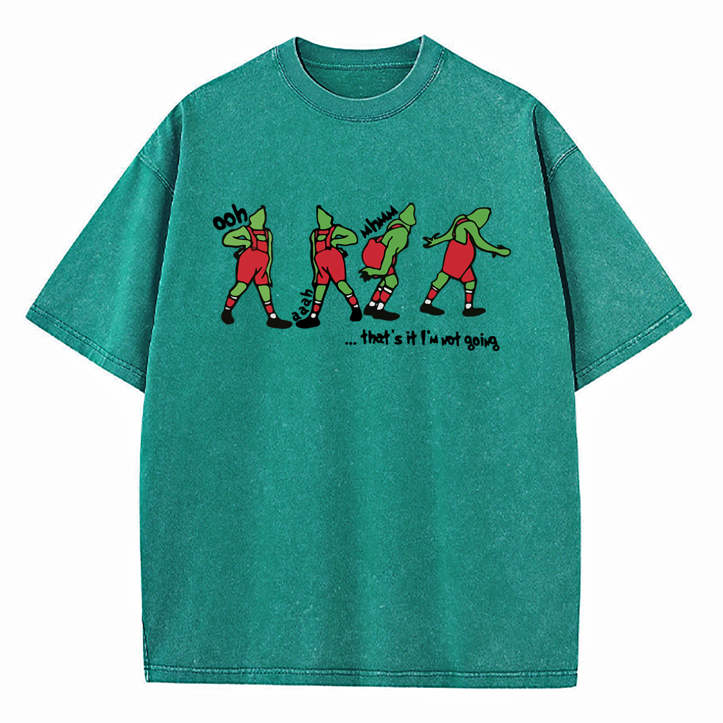 Grinch That's It I'm Not Going Washed T-Shirt